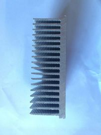 Silver Extruded Aluminium Heat Sinks AL6063 T5 Heat Dissipation