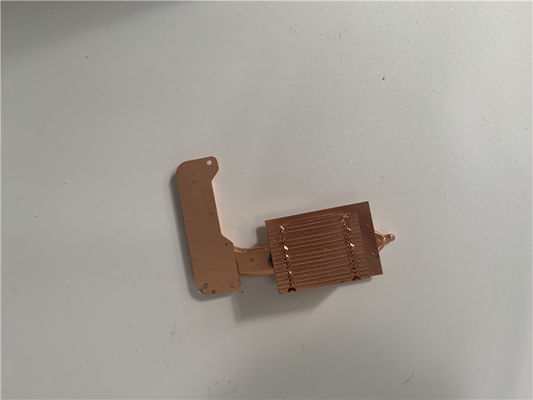 Copper Pipe Passive Heat Sink , Friction Welding CPU Extruded Heat Sink