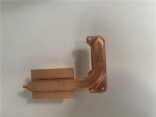 Copper Pipe Passive Heat Sink , Friction Welding CPU Extruded Heat Sink