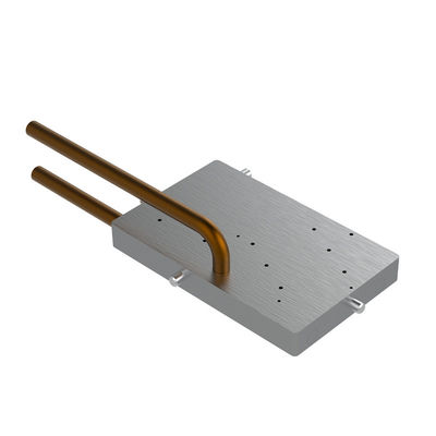 CNC Machining Water Cooled Heat Sink Aluminum  Cold Plate With Copper Pipe