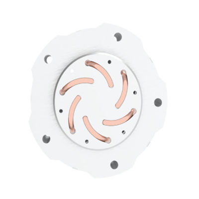 Square Extruded Cooling Copper Pipe Heat Sink For LED Lighting