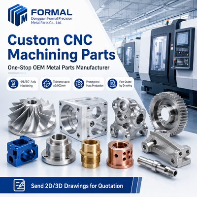 Parti personalizzate in alluminio CNC ad alta precisione con lavorazione a 5 assi per prototipi e produzione di massa