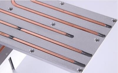 Copper liquid cooled copper vapor chamber for heat sink Thermal Fat Heat pipe Block Plate